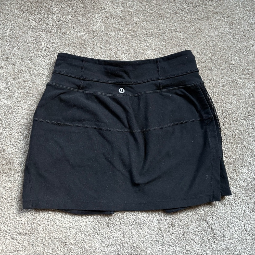 lululemon athletica Black Athletic Skort